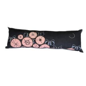 Charley Harper Raccoons Land of Nod Decorative Pillow